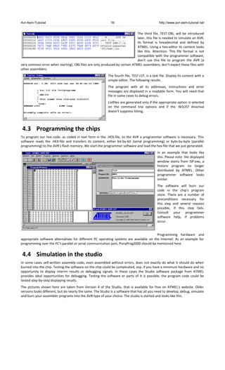 Lst Programer Guia de linguagem Assembly para microcontroladores Atmel AVR. | PDF