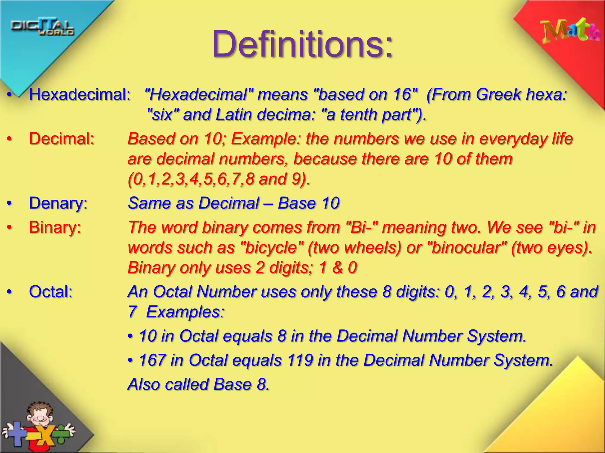 10 hexadecimal number system pptx
