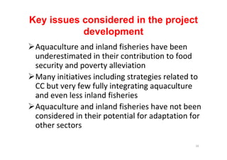 10. Impacts of climate change on aquaculture and fisheries in the ...
