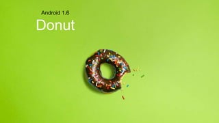 Android 1.6
Donut
 