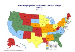 State Emplyment: Year-Over-Year % Change