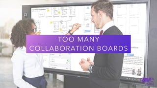 TOO MANY
COLLABORATION BOARDS
 