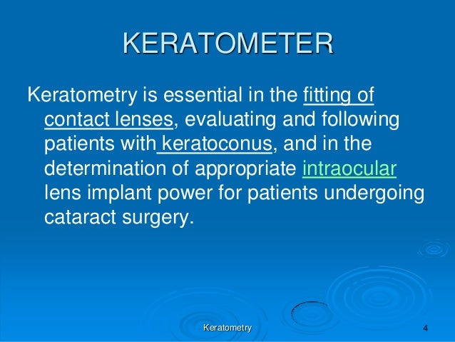 keratometry keratometry