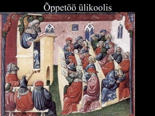 Õppetöö ülikoolis 