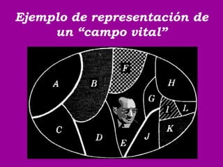 Ejemplo de representación de
un “campo vital”
 