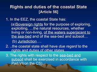 Sea Country Rights law of the sea | PPT