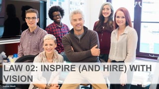 LAW 02: INSPIRE (AND HIRE) WITH
VISION
Source: iStock 33
 