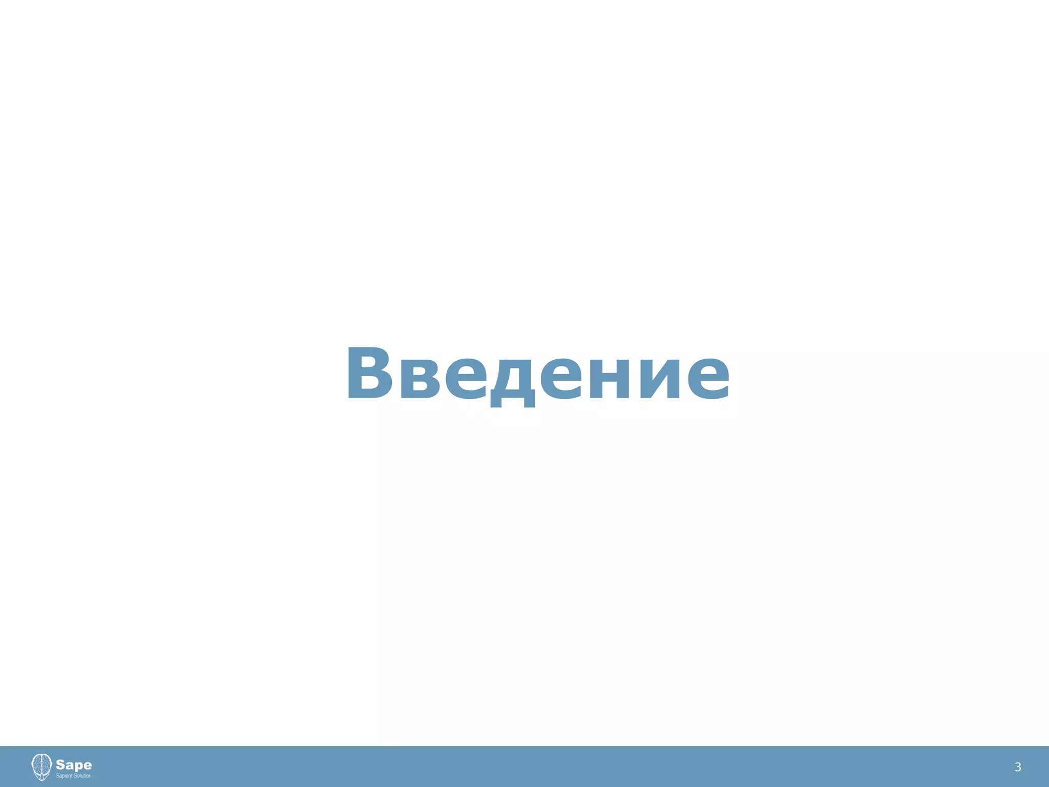Введение 3 