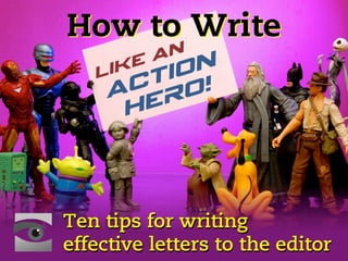 How to Write Like an Action Hero!