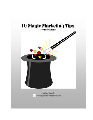 10 magic marketing tips for restaurants