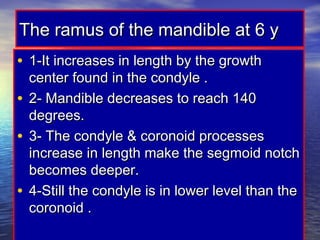 10 mandible at different ages | PPT