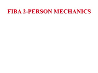 FIBA 2-PERSON MECHANICS
 