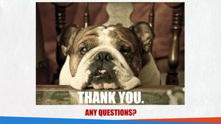 ANY QUESTIONS?
THANK YOU.
 