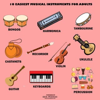 10 musical-instruments-for-adults | Travel and Music | Rick Perdian