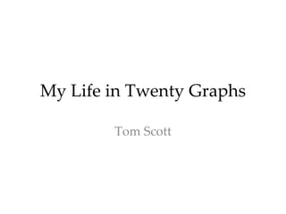 My Life in Twenty Graphs Tom Scott 