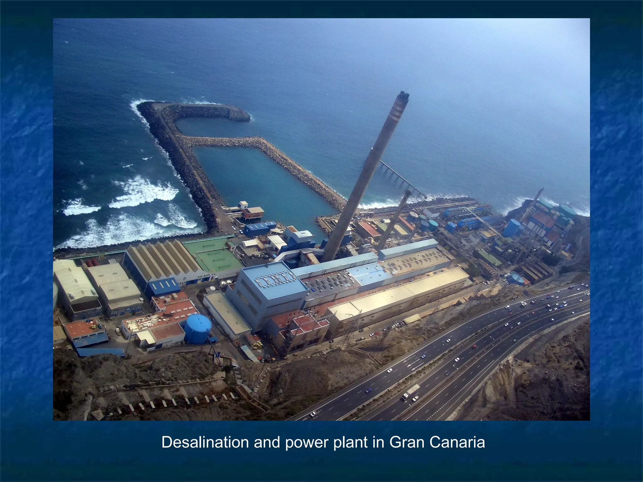 Desalination and power plant in Gran Canaria

 