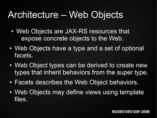 Nuxeo WebEngine: a practical introduction