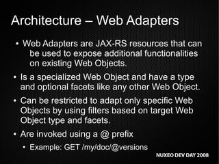 Nuxeo WebEngine: a practical introduction