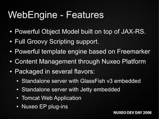 Nuxeo WebEngine: a practical introduction