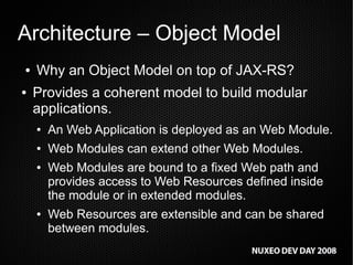 Nuxeo WebEngine: a practical introduction