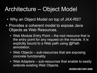 Nuxeo WebEngine: a practical introduction