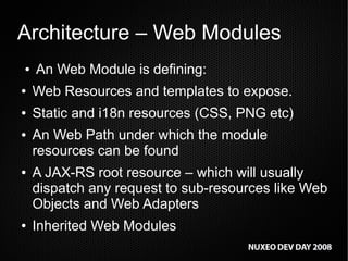 Nuxeo WebEngine: a practical introduction