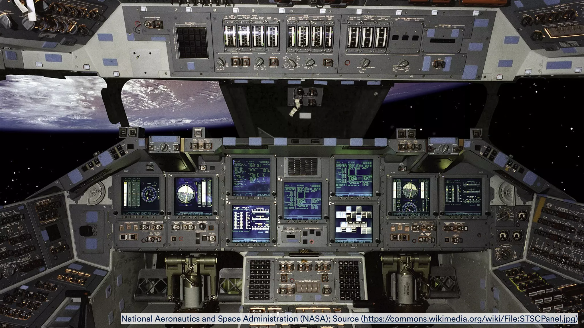 National Aeronautics and Space Administration (NASA); Source (https://commons.wikimedia.org/wiki/File:STSCPanel.jpg)
 