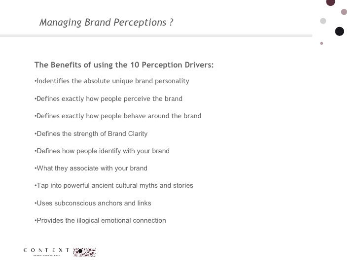 Brand Drivers Examples