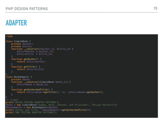 10 PHP Design Patterns #burningkeyboards | PPT