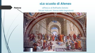 «La scuola di Atene»
Platone affresco di Raffaello Sanzio
(Musei Vaticani, Stanza della Segnatura)
 