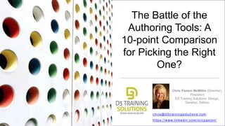 The Battle of the Authoring Tools: A 10-Point Comparison for Picking the Right One