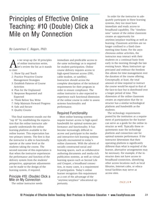 10 principles-of-effective-online-teaching | PDF