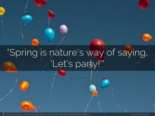 Photo by O.S. Fisher - Creative Commons Attribution License https://www.flickr.com/photos/87007001@N04 Created with Haiku Deck
 