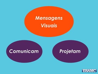 Mensagens
Visuais
Comunicam Projetam
 