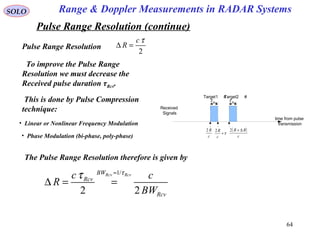10 range and doppler measurements in radar systems | PPT