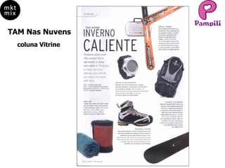 TAM Nas Nuvens coluna Vitrine 