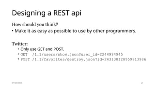 Comprehensive Introduction to REST API Basics and Design Principles | PPTX