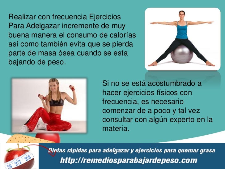 Ejercicios de bajar de peso