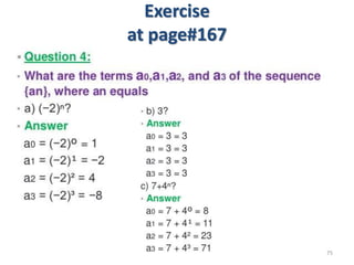 Exercise
at page#167
75
 