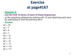 Exercise
at page#167
80
 