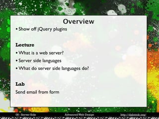 Server Side Programming | KEY
