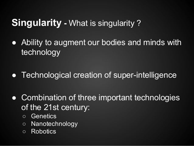 Singularity