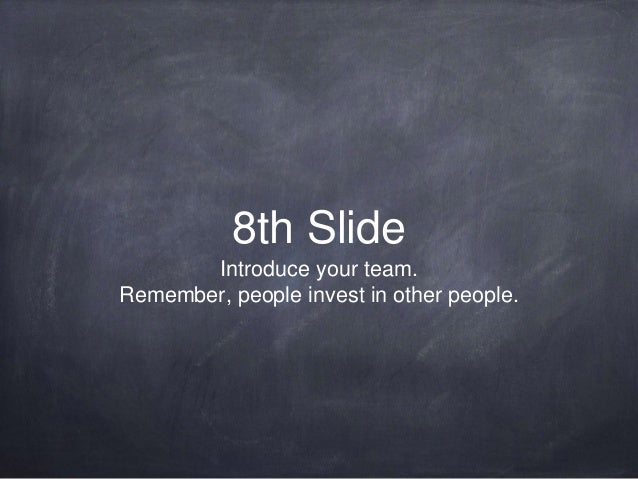 10 slide business plan picture