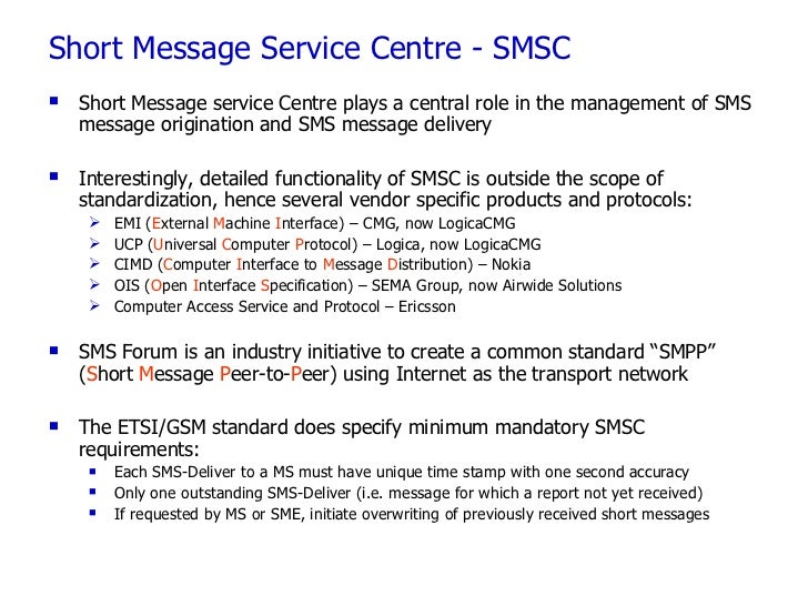 10 Slides to SMS