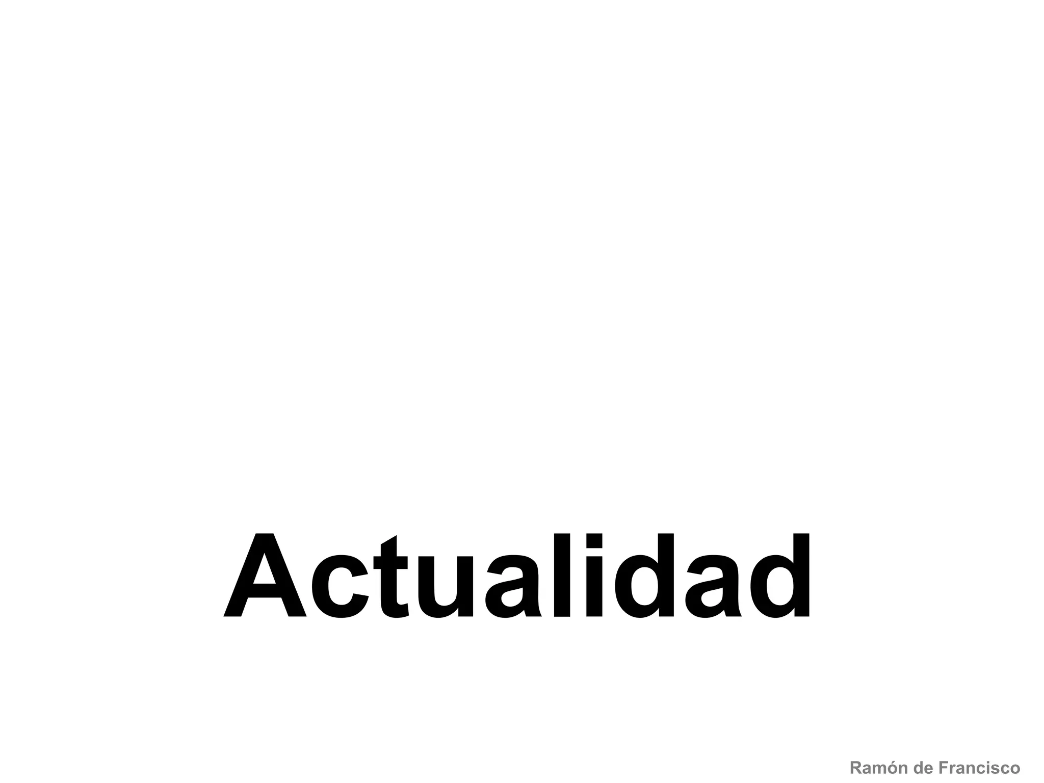 Orden y claridad como objetivo final. Se idealiza la legibilidad