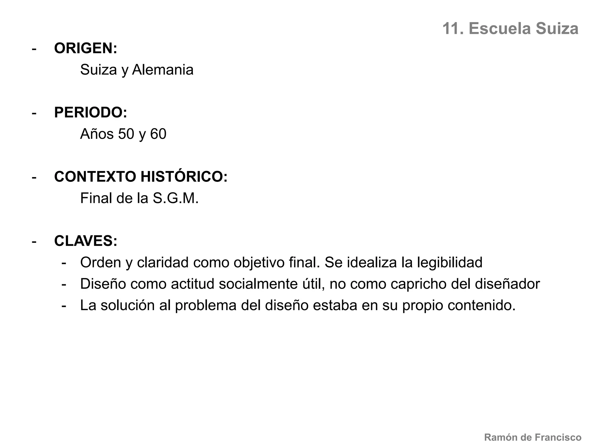 7. SURREALISMODISEÑADORES y DISEÑOS:	Marcel DuchampRamón de Francisco