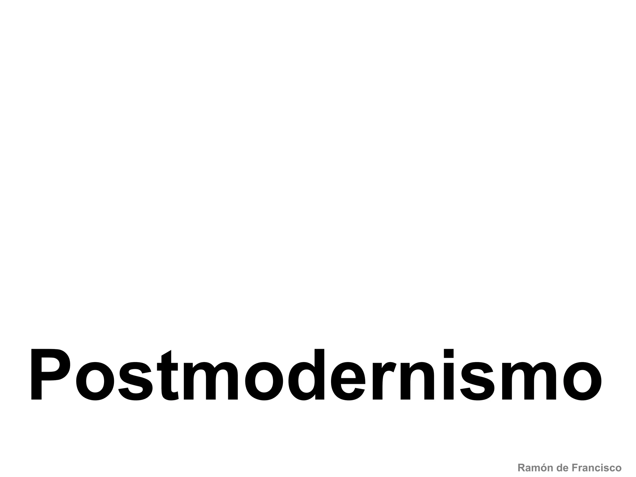 9. DISEÑO ORGÁNICORamón de Francisco