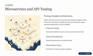 10 Software Testing Trends to watch in 2025 | PDF