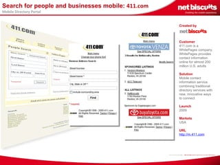 Created by   Customer   411.com is a WhitePages company. WhitePages provides contact information online for almost 200 mil...