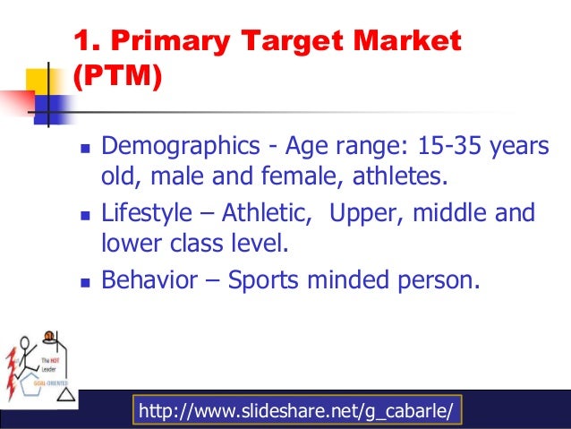 puma target market demographics